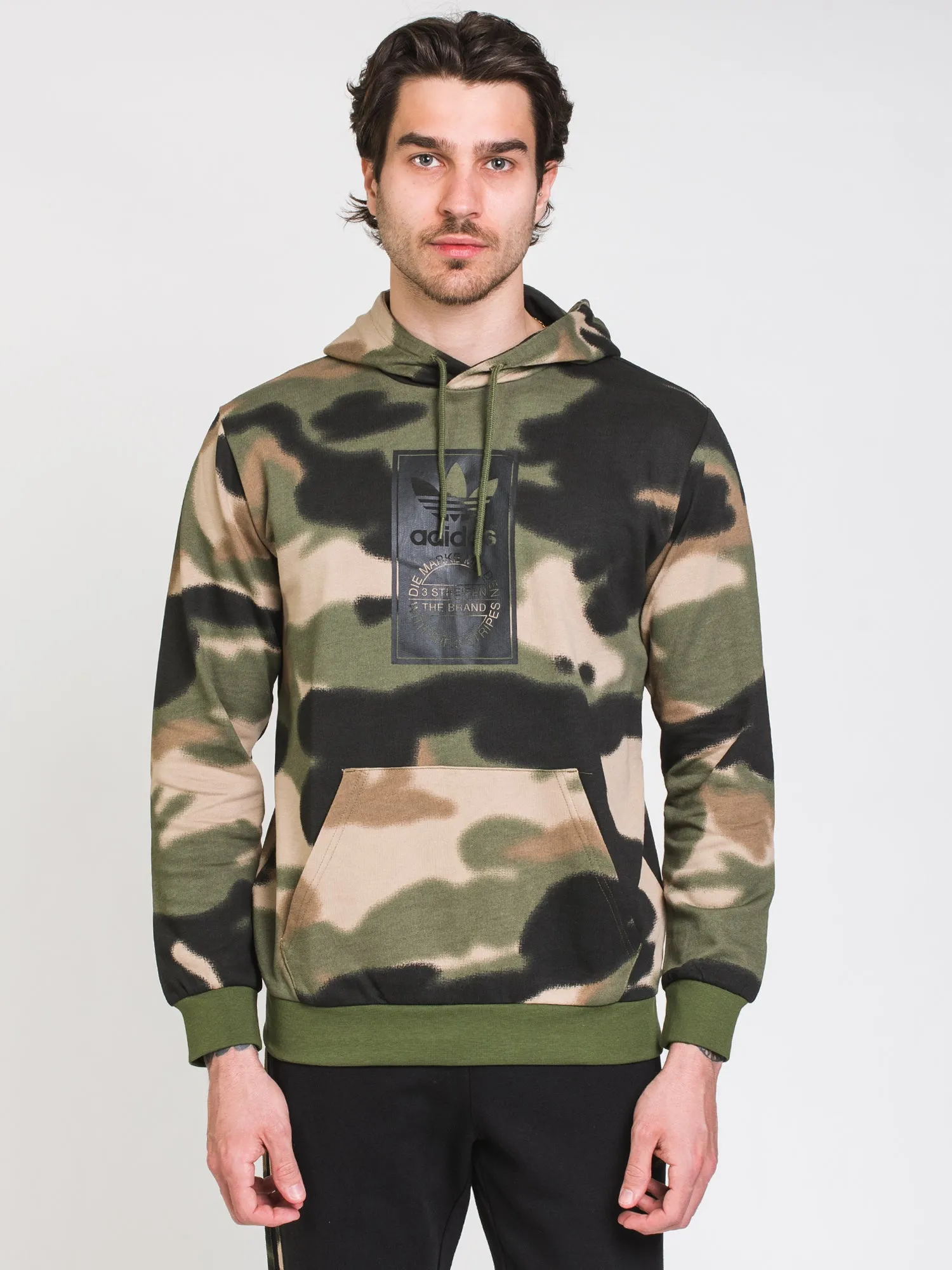 ADIDAS CAMO PULLOVER HOODIE - CLEARANCE