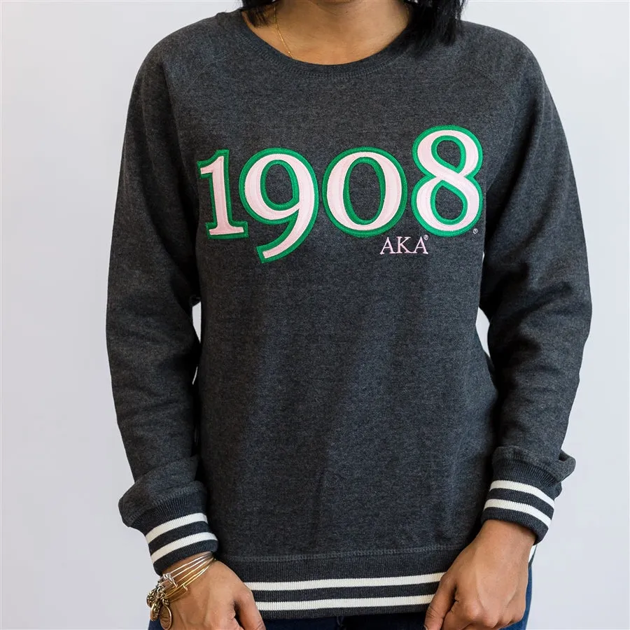 AKA 1908 Relay Crew Neck Sweatshirt- Alpha Kappa Alpha