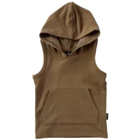 BAMBOO HOODIE TANK- Mocha