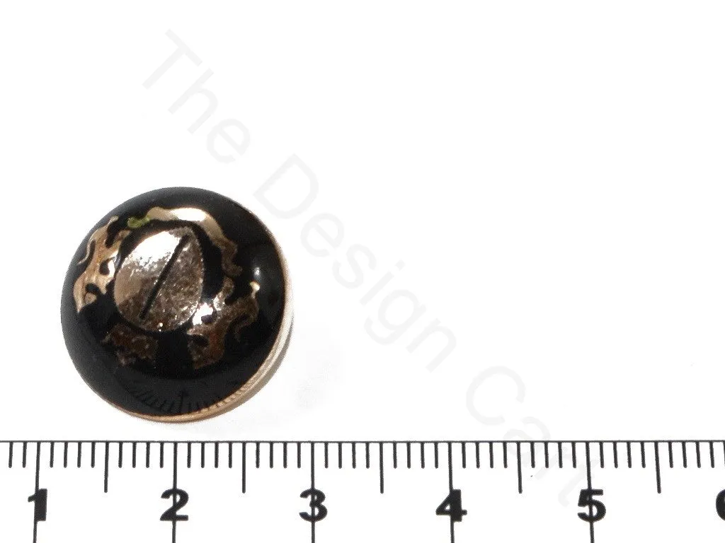 Black Royal Acrylic Coat Buttons