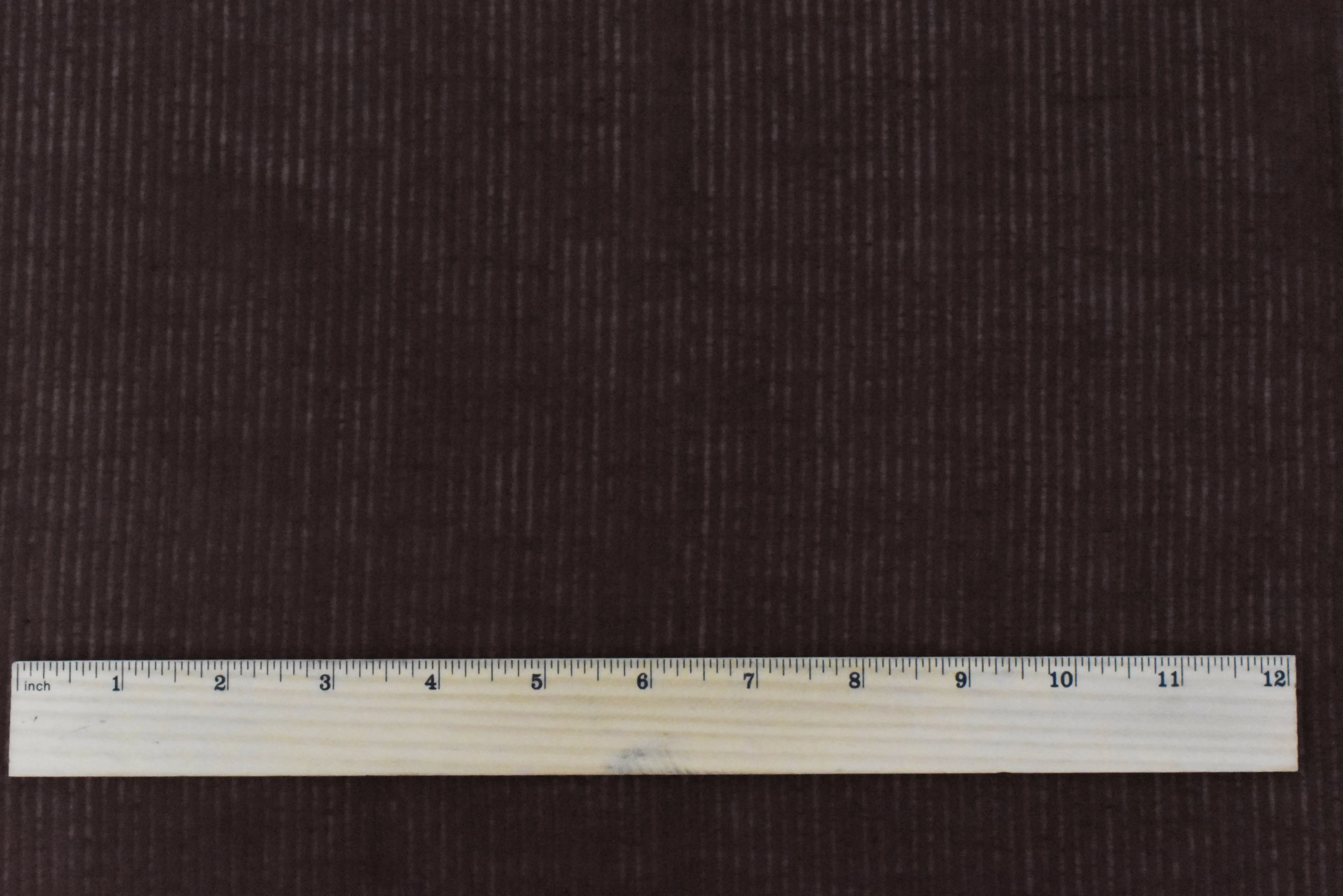 Brown Stripe Cotton Leno Woven Fabric