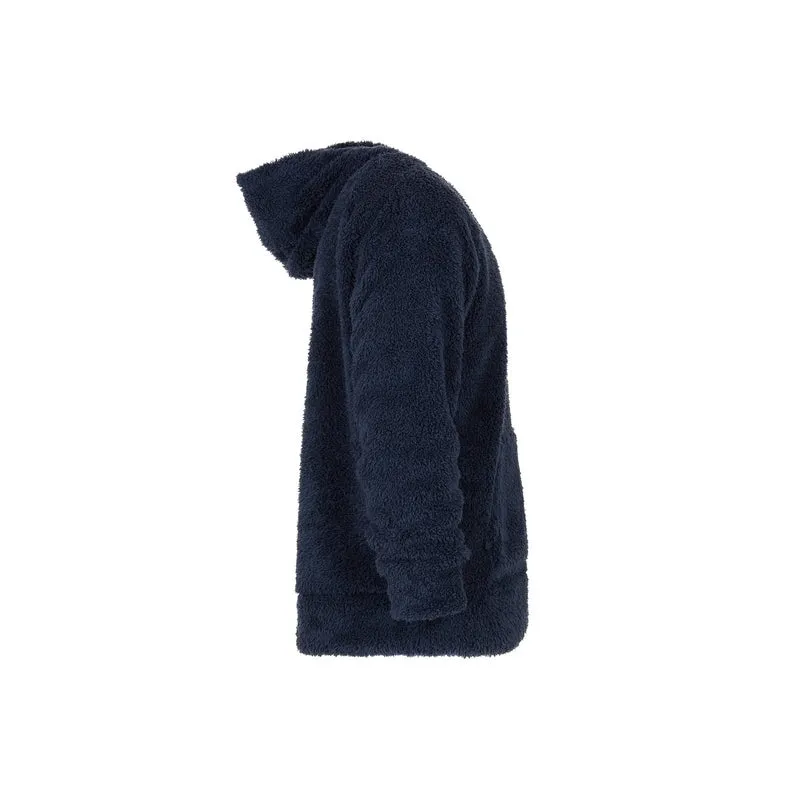 Charlie - Men's Bear Fleece Hooded Top - Navy