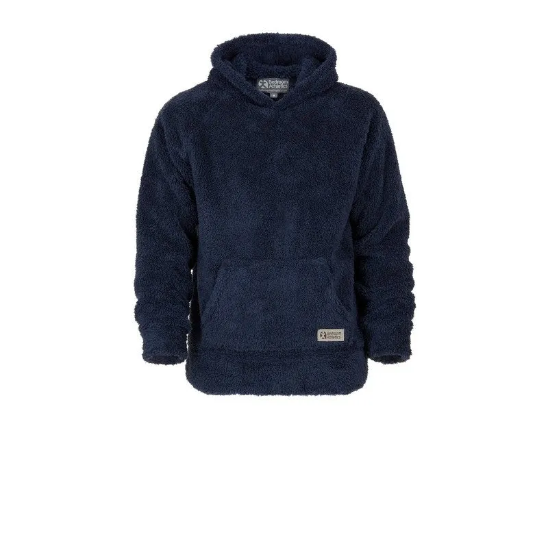 Charlie - Men's Bear Fleece Hooded Top - Navy