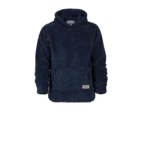 Charlie - Men's Bear Fleece Hooded Top - Navy