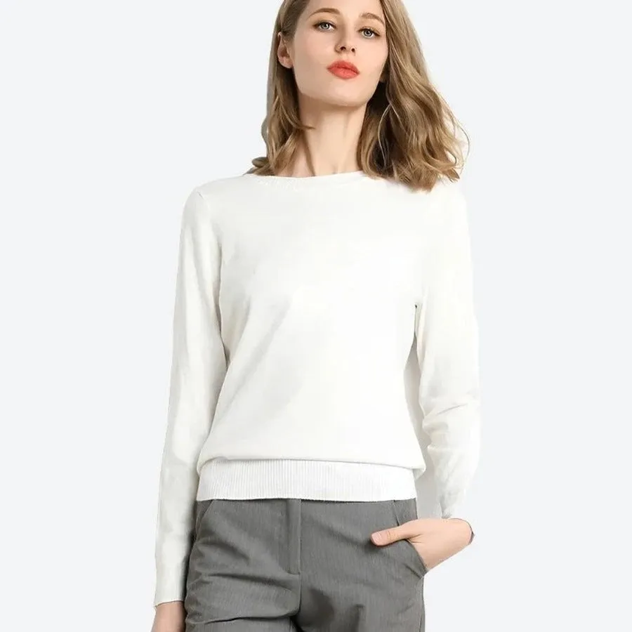 Classic Quality Long-Sleeve Knit Sweaters