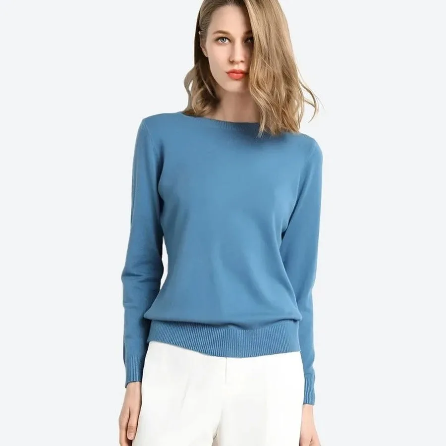 Classic Quality Long-Sleeve Knit Sweaters