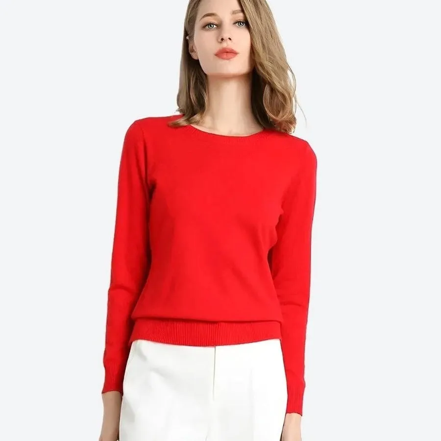 Classic Quality Long-Sleeve Knit Sweaters