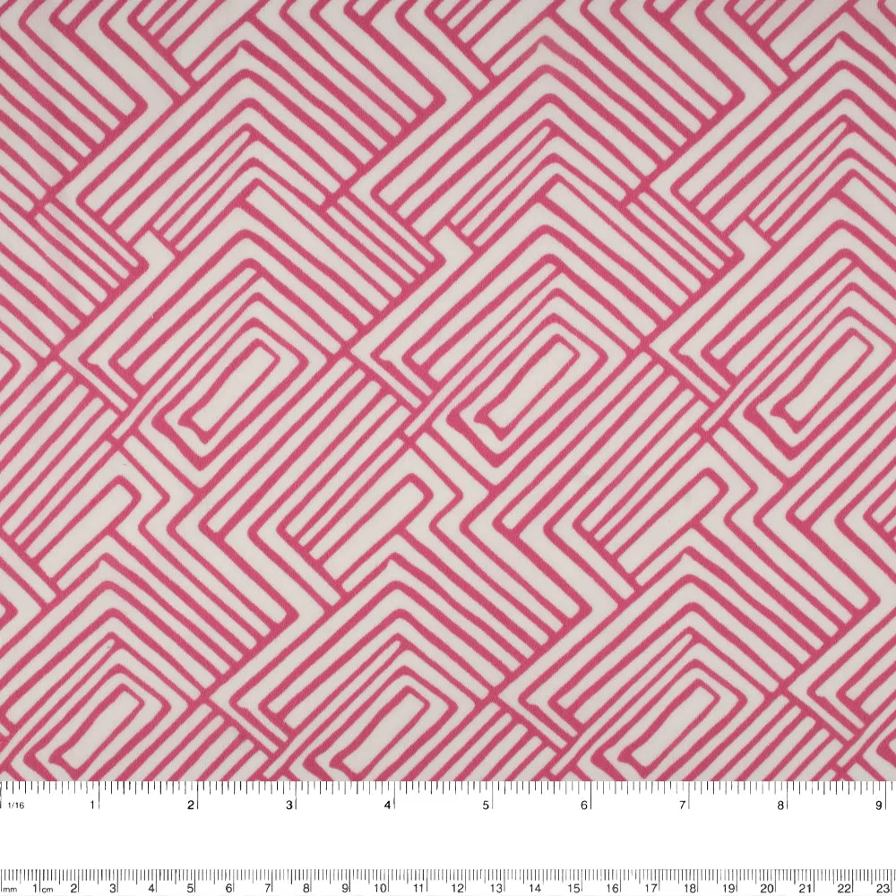 Crepe Print - DELPHINE - Labyrith - Pink