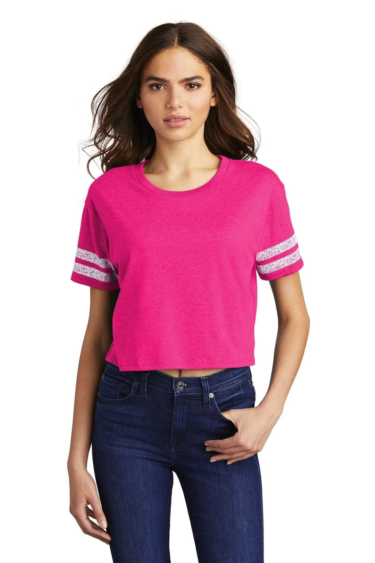 District DT488: Women's Scorecard Crop Tee