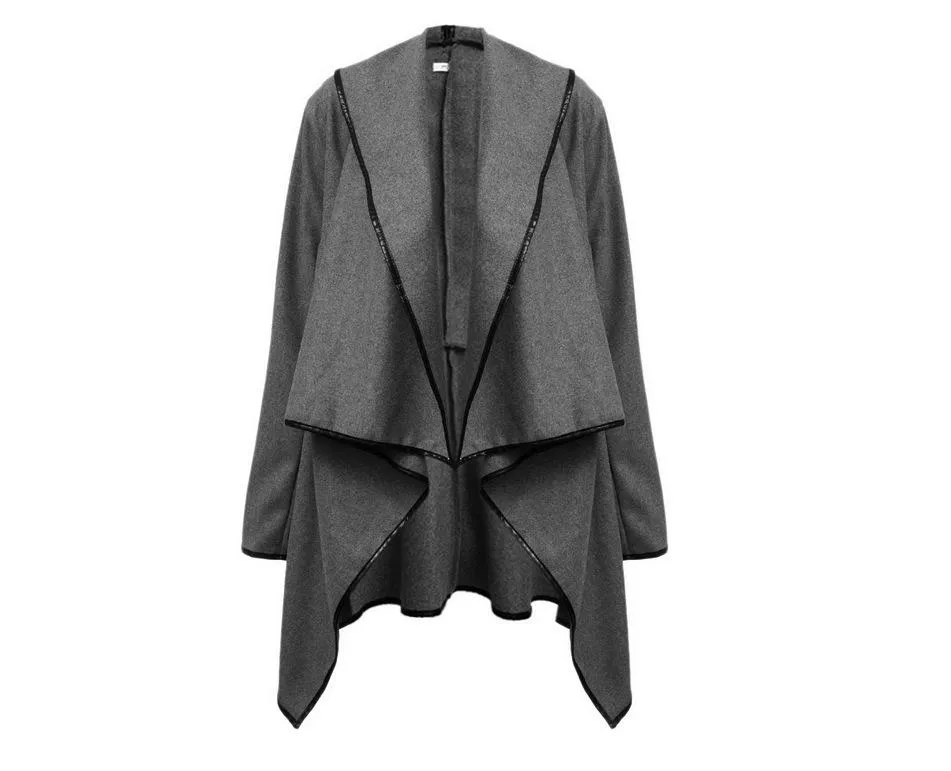 Europe Niche Slim Look Elegant Wool Coat Windbreaker Women Outerwear