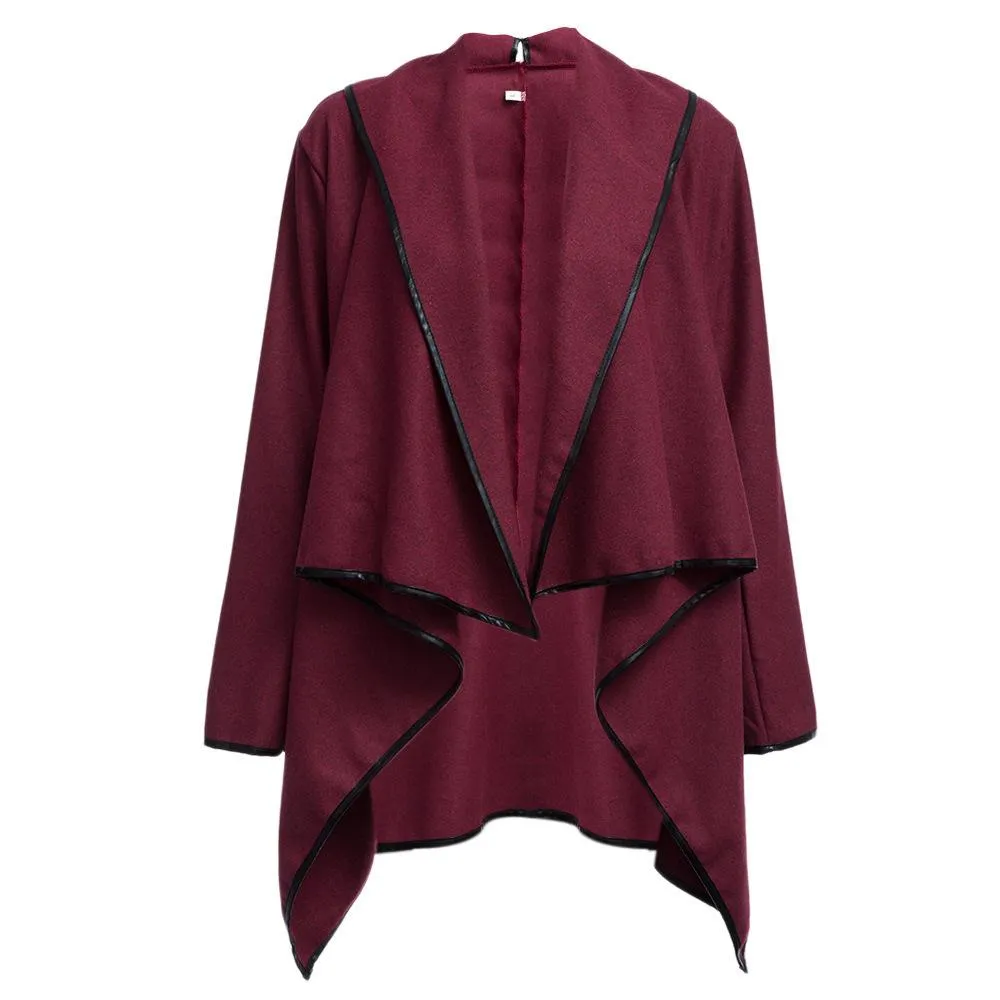 Europe Niche Slim Look Elegant Wool Coat Windbreaker Women Outerwear