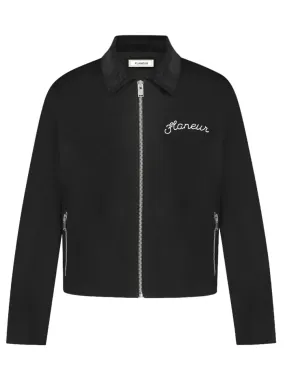 Flaneur Signature Worker Jacket Black