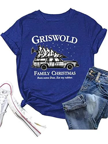 Griswold Family Christmas Tees Women Christmas T-Shirt