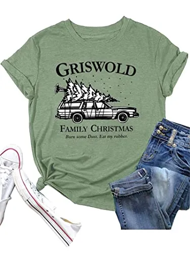 Griswold Family Christmas Tees Women Christmas T-Shirt