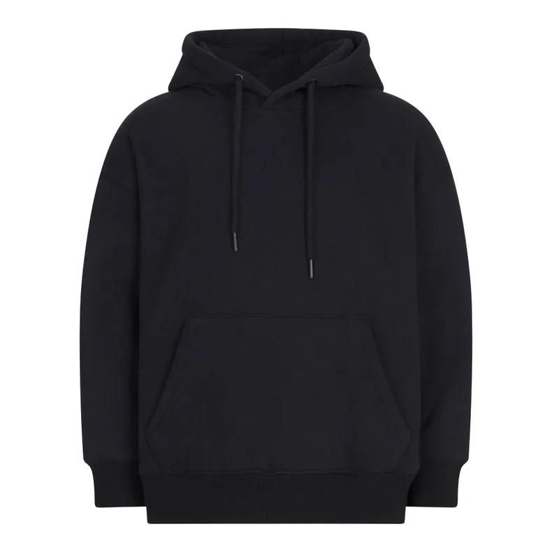 Hoj AW22 Boys Black Illustrated Canvas Hoodie