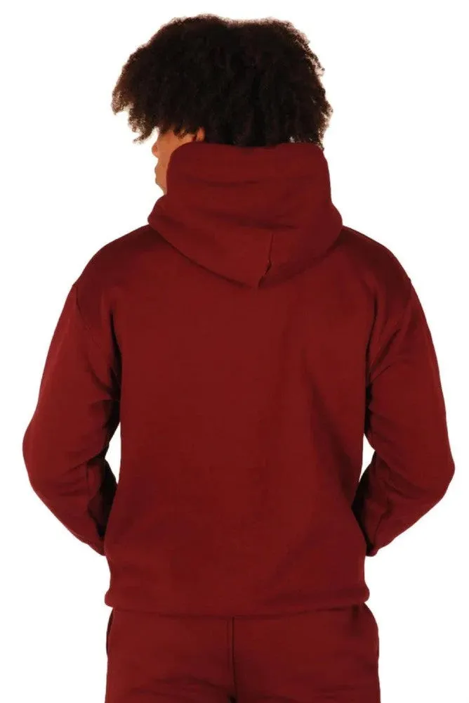 Kronk Detroit Applique Hoodie - Maroon