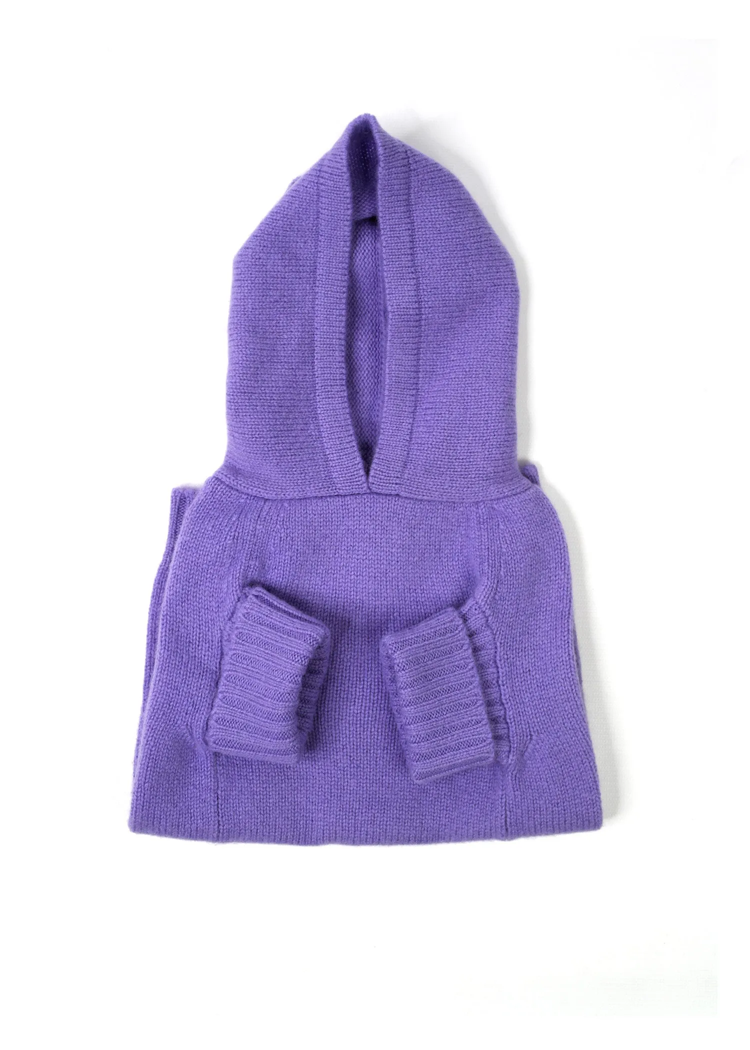 LAVENDER CASHMERE HOODIE