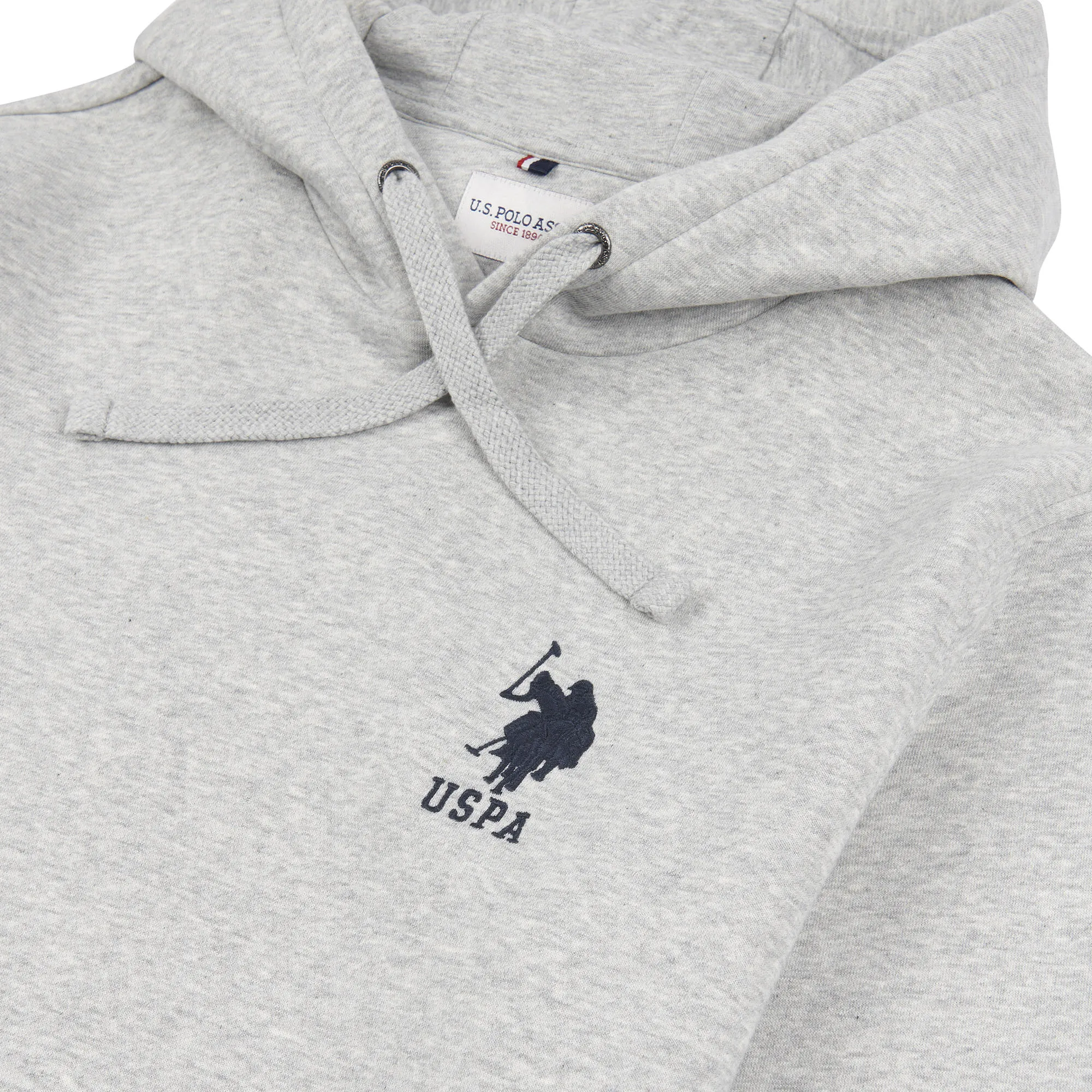 Mens Player 3 Hoodie in Mid Grey Marl