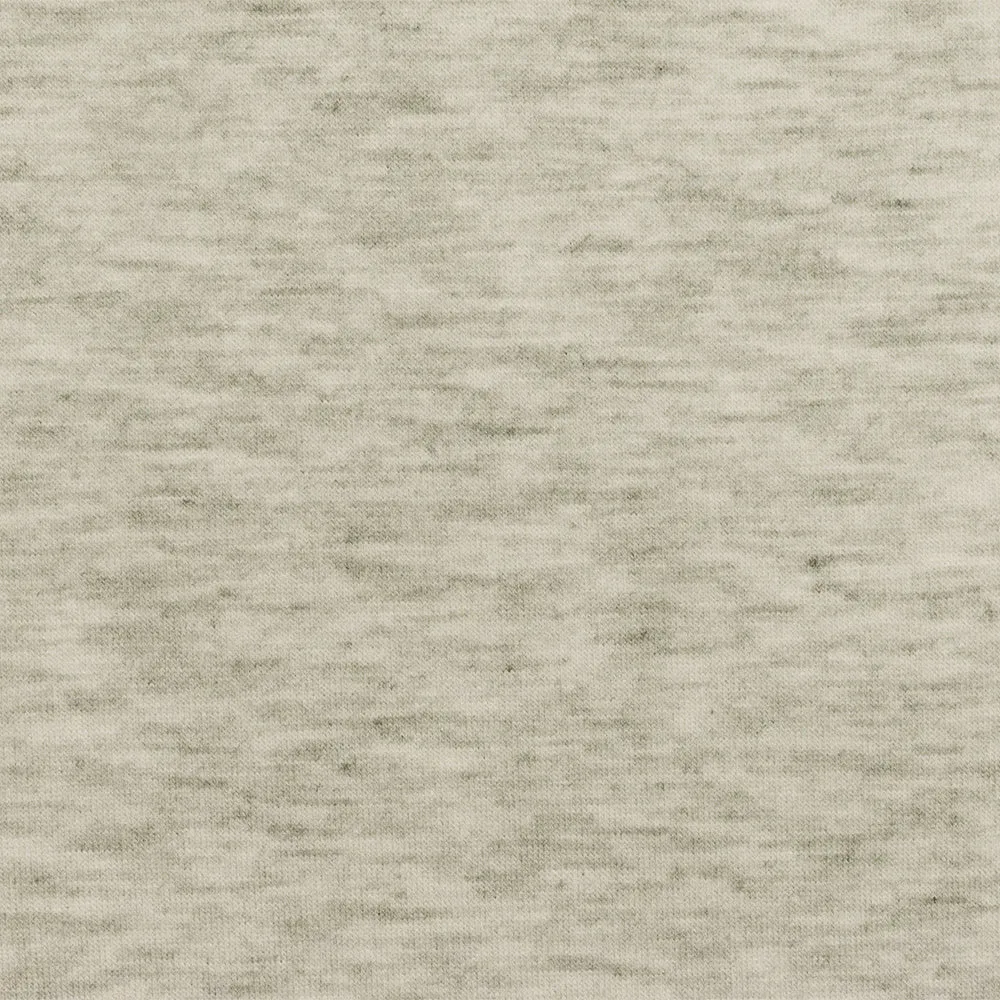 Old Ivory-Gray Slub Stretch Rayon Jersey Knit Fabric