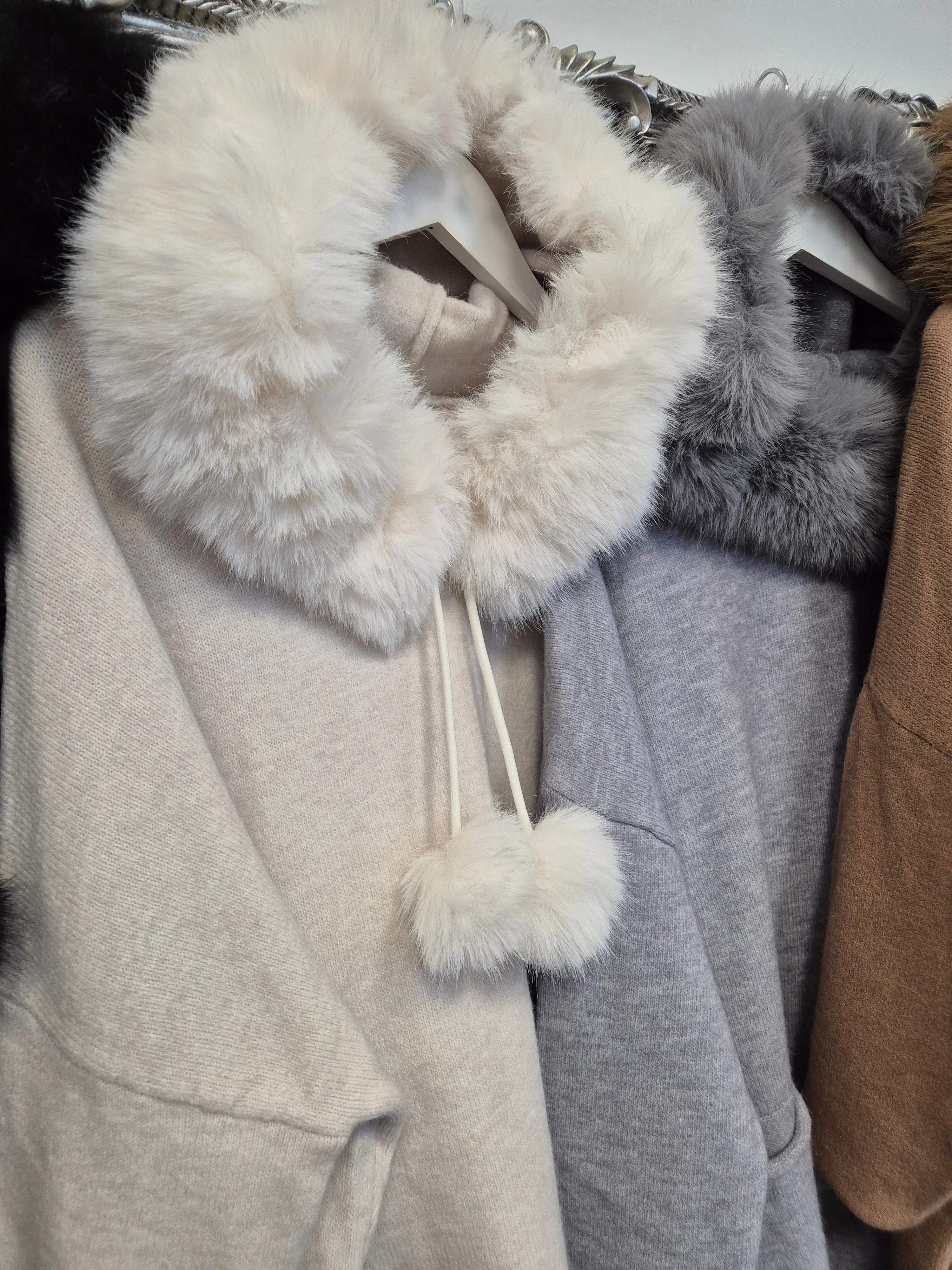 Oslo Faux Fur Hoodie - (choose your Colour)