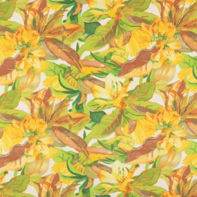 Printed Voile - KATIA - 001 - Yellow