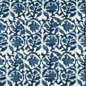 Printed Voile - SILVIA - 026 - Indigo