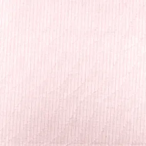 Soft Pink-White Wave Jacquard Stripe Cotton Shirting Fabric