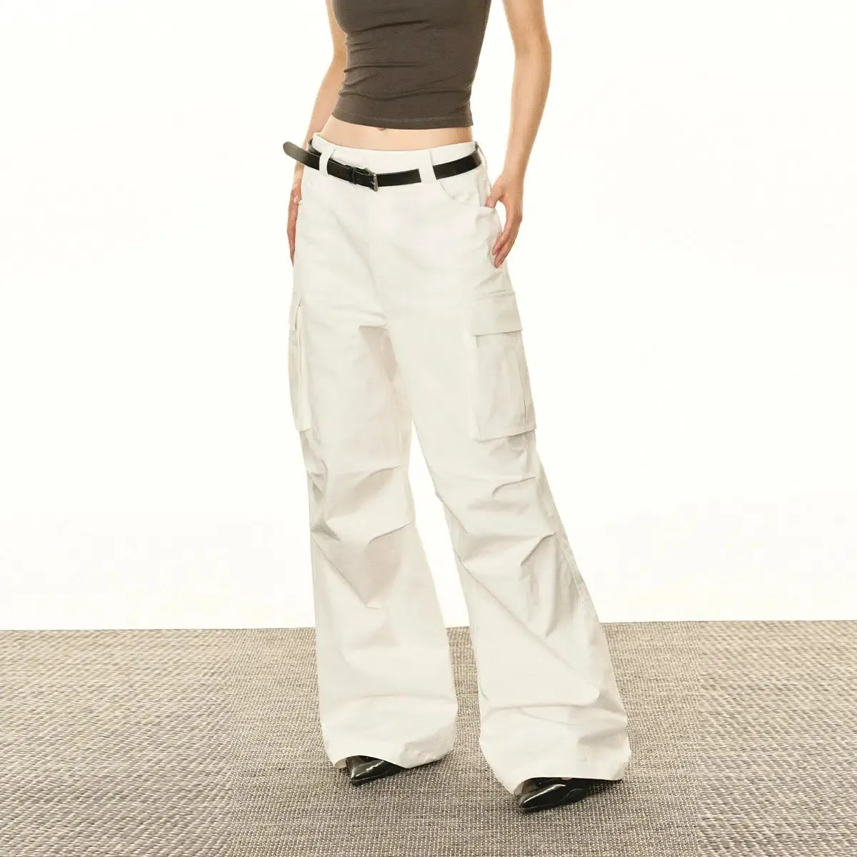 Stylish Cargo Pocket Casual Pants