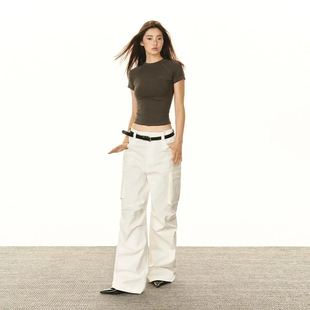 Stylish Cargo Pocket Casual Pants