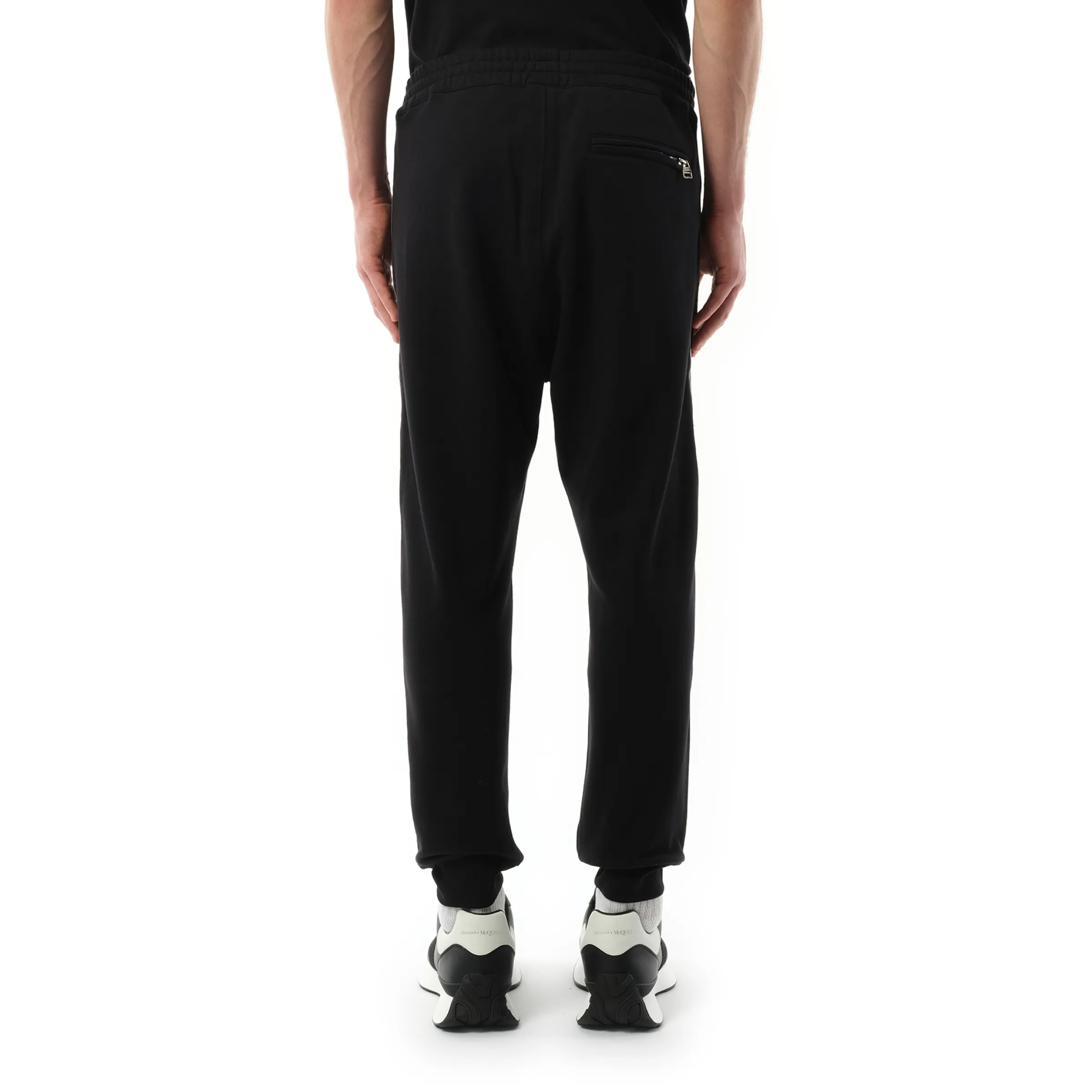 Tape Jogger in Black/Black