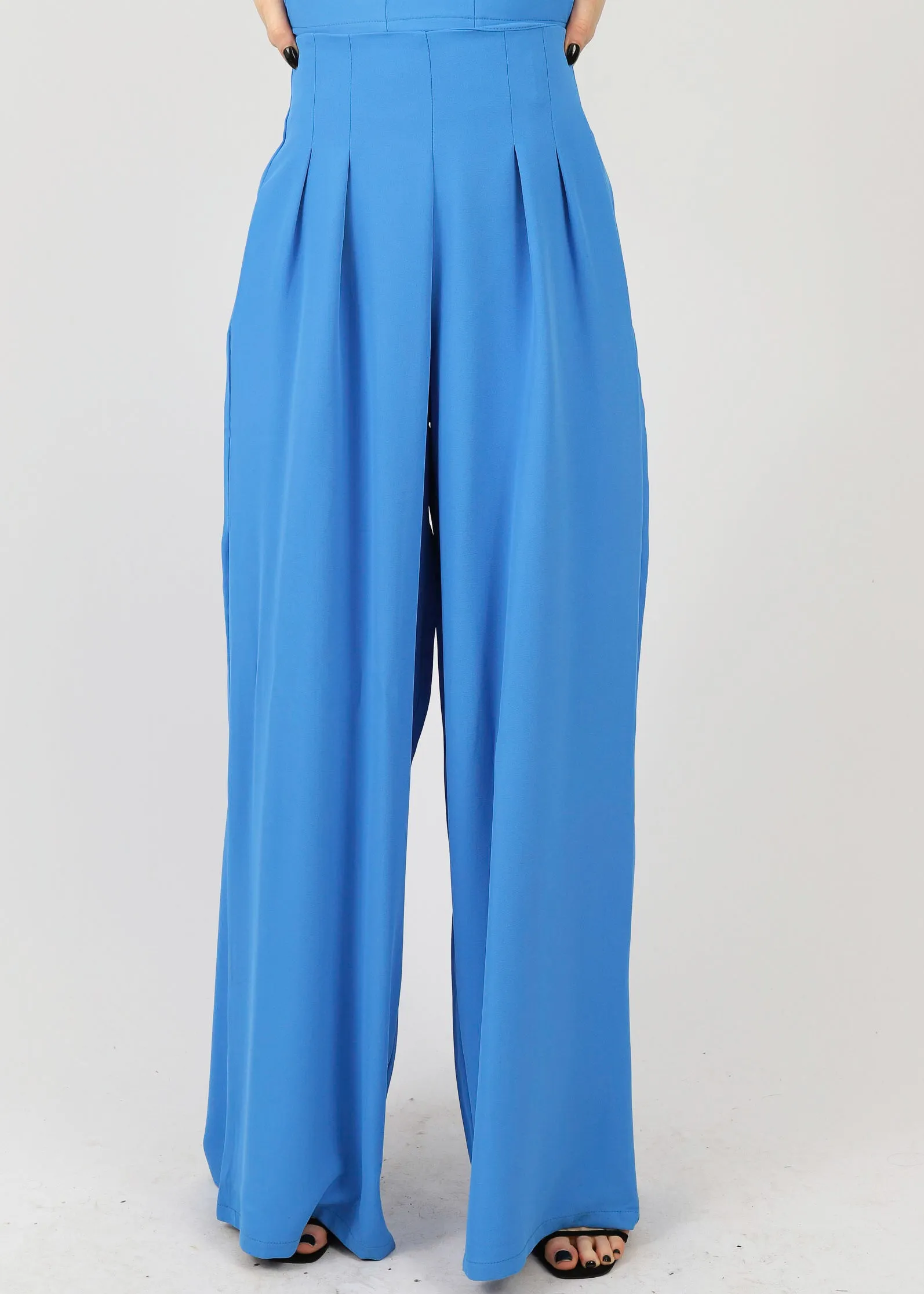 Wide Leg Suit Pants