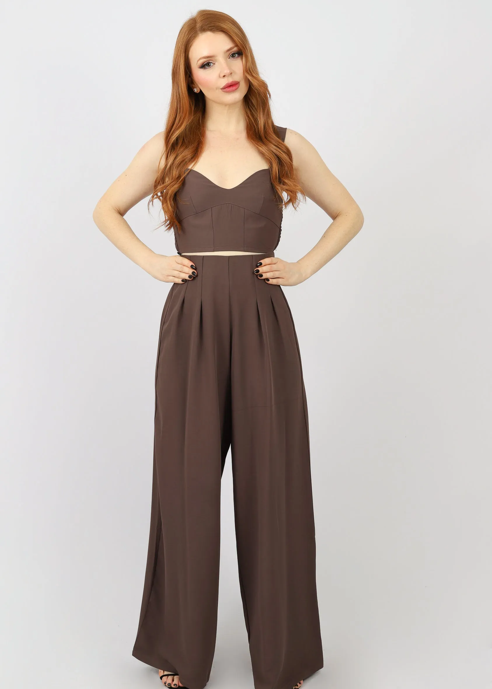 Wide Leg Suit Pants